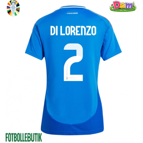 Italien Giovanni Di Lorenzo #2 Hemmatröja Kvinnor EM 2024 Kortärmad